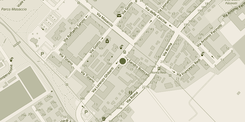 Mappa: Rete Semi Rurali ETS – Casa dell'agrobiodiversità, Piazza Brunelleschi 8